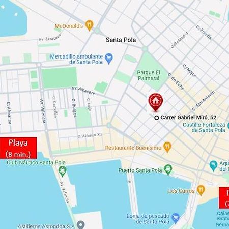 Centrico Apartamento Con Todo A Estrenar En La Playa Santa Pola Eksteriør bilde